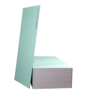 Plaque de plâtre BA 13 hydrofuge - L. 2,50 x l. 1,20 m x Ép. 13 mm