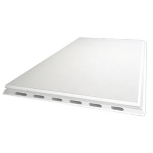 Carreau de plâtre alvéolé - L. 66,7 x l. 50 cm x Ép. 70 mm