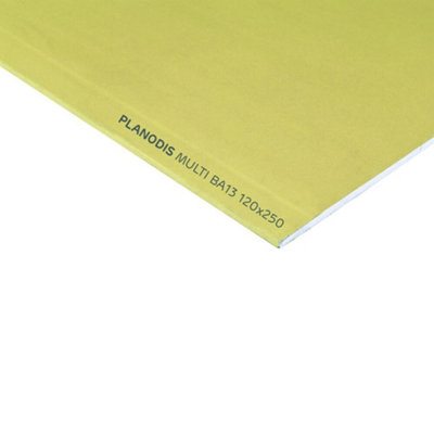 Plaque de plâtre BA13 NF 250x125 cm 4 en 1 Feu phonique hydro HD vendue à la plaque - vue 2