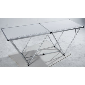 Table à tapisser en aluminium 200 x 60 x 80 cm
