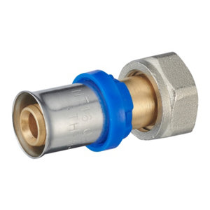 Raccord droit femelle mobile multicouche 1/2-D16 - Lot de 5