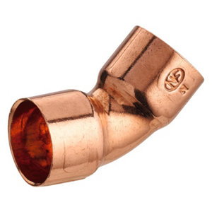 2 coudes cuivre pour tube cuivre - Ø 12 mm embouts F angle 45 °