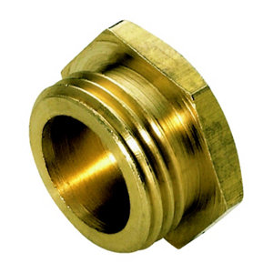 Bouchon en laiton mâle filetage 12x17 mm