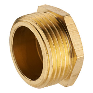 Bouchon en laiton mâle filetage 20x27 mm