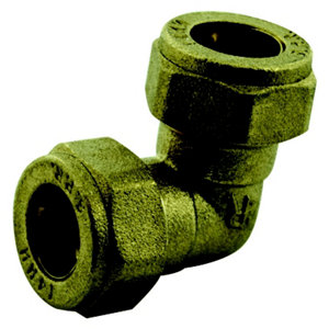 Tube et raccord en laiton de Ø 14 mm type coude bicône 15x21 mm