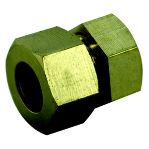 Tube et raccord en laiton d'un Ø de 10 mm bicônes femelle 12x17 mm