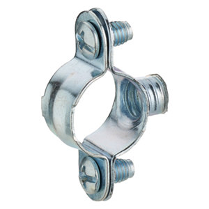 Collier de fixation simple en acier pour tube cuivre Ø 16 mm (2 pièces)