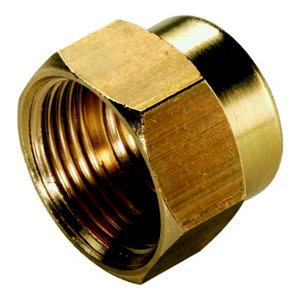 2 mamelons réduits en laiton avec embouts F 20 x 27 mm et 15 x 21 mm