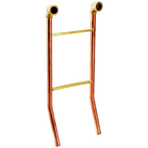 Mélangeur ou mitigeur bain/douche mural , en cuivre anti-corrosion, mâle 15x21 mm femelle 15x21 mm