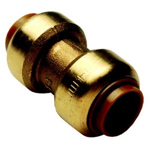 Tube et raccord laiton de Ø 16 mm type manchons femelle/femelle