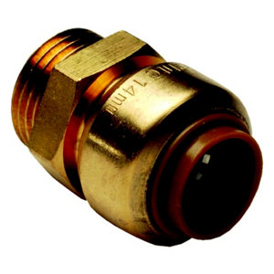 Manchon mixte pour tube cuivre ou PER - Ø 14 mm avec embout mâle 12x17 mm