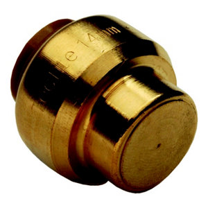 Bouchon pour tube cuivre ou PER - Ø 14 mm avec embout femelle
