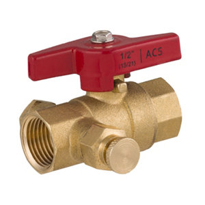 Vanne bs ff 15/21 papillon a purge