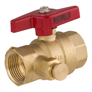 Vanne bs ff 20/27 papillon a purge