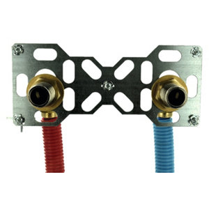 Système de fixation en laiton pour tube PER - Ø 16 mm embout mâle 20x27 mm