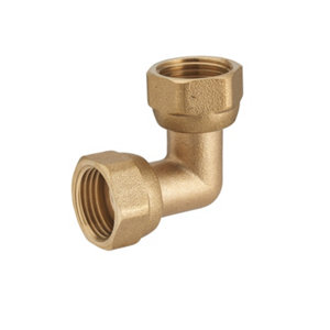 Coude Laiton Femelle Femelle Ecrou Tournant à Visser 12x17
