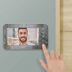 Visiophone filaire « Maya » écran tactile 7" couleur, vision nocturne, aluminium