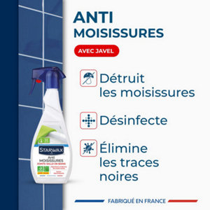 Nettoyant anti-moisissures joints salle de bains 500ml  