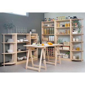 Tréteau pin pro H. 75,5 cm x l. 73,5 cm