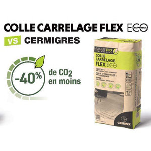 Colle carrelage Flex "Éco-responsable" blanc - sac de 25 kg