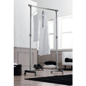 Portant vêtements réglable 83 x 44 H. 91/160 cm.