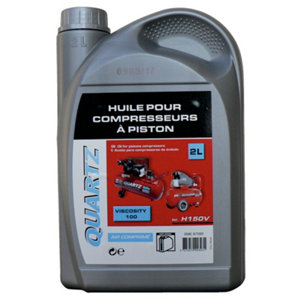 Huile pour compresseur à piston, pour la lubrification du groupe de compression, en bidon de 1 L.