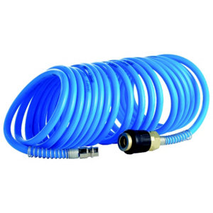 Tuyau pour compresseur, en spirale, L. 5 m Ø 5x8 mm