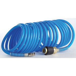 Tuyau pour compresseur, en spirale, L. 5 m Ø 5x8 mm