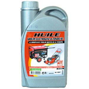Huile pour groupe électrogène 4 temps, bidon de 1 L
