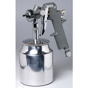 Pistolet à peinture pour tous les travaux de peinture, 0,9 L., pression 3-5 bars
