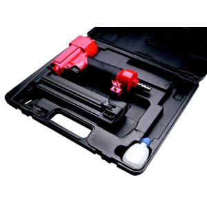 Coffret agrafeuse-cloueuse pneumatique, pour pointes 16-40 mm et pointes 15-50 mm, 2,6 bars