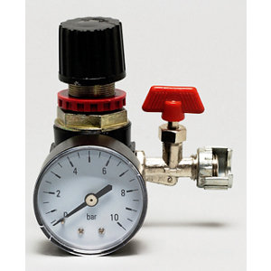 Kit 1 détendeur, 1 manomètre et 1 rapport rapide de 1/4