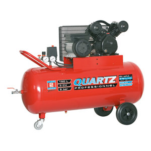 Compresseur 150 L bicylindre100% fonte