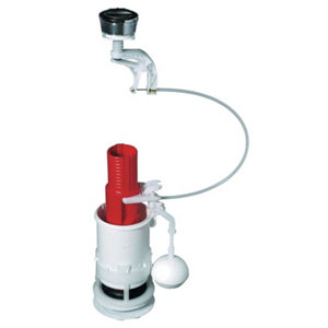 Mécanisme WC économiseur d'eau à double bouton poussoir remplissage rapide chasse d'eau 3 / 6 L