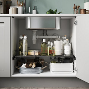 Siphon d'évier hauteur réglable de 131 à 176 mm Ø sortie 40 mm