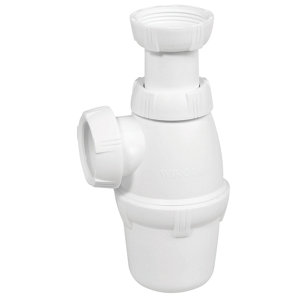 Siphon de lavabo hauteur réglable - 45 à 90mm Ø sortie 32 mm