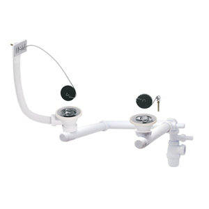 Vidage 2 bacs trop plein Ø 60 mm