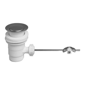 Bonde évier à levier trop-plein