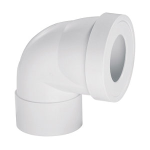 Pipe WC coudée femelle Ø 100 mm.