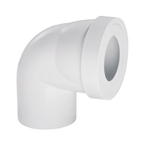 Pipe WC coudée mâle - Ø 100 mm 