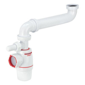 Siphon déporté "NEO AIR" pour évier 1 bac - Diam. 40 mm