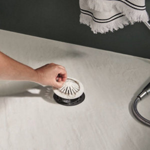 Filtre universel en silicone CATCHY blanc D110mm