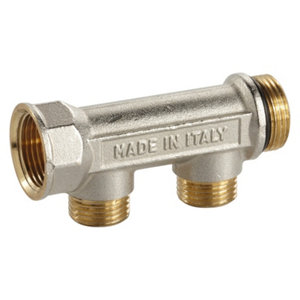 Nourrice "Easylock" simple indexable et auto-étanche, 2 sorties