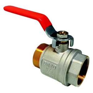 Vanne à sphère passage intégral M/F - 20 x 27 mm