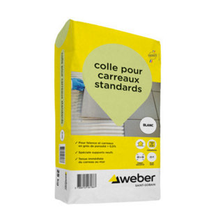 Colle pour carreaux standards blanc - sac 25KG