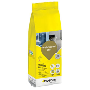 Produit de jointoiement gris béton 2 kg séchage rapide