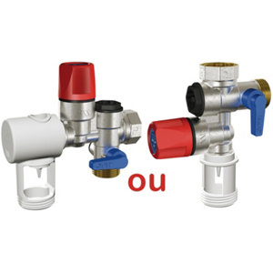 Groupe de sécurité inox multipostions - Raccordement Femelle Ø 20x27 mm