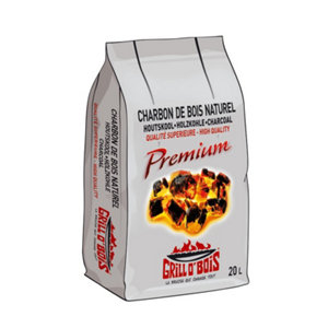 Charbon de bois 20 L Premium