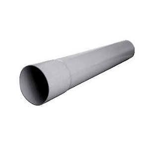 Tube PVC compact pour l'évacuation des eaux usées Ø 125 mm L. 2 m