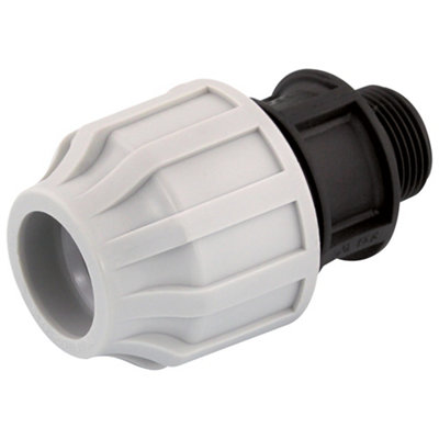 Raccord mâle polypropylène Fitt PEHD Ø25 35 - vue 2